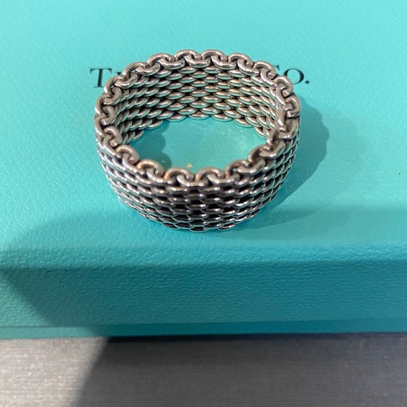 Tiffany & Co. Jewelry - Tiffany & Co. Silver Woven Band size 7